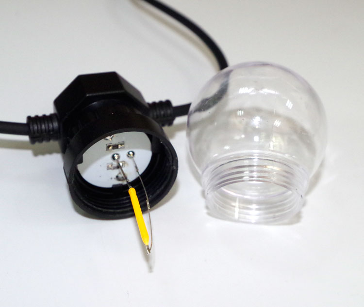 Qualità 100 m impermeabile G50 con lampadine per decorazione Cintura festone luce natalizia Produttore | Wenda Deco 21