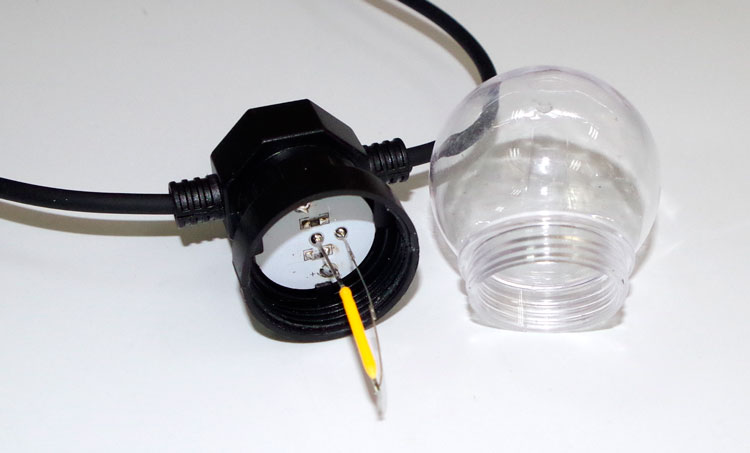 Qualità 100 m impermeabile G50 con lampadine per decorazione Cintura festone luce natalizia Produttore | Wenda Deco 23