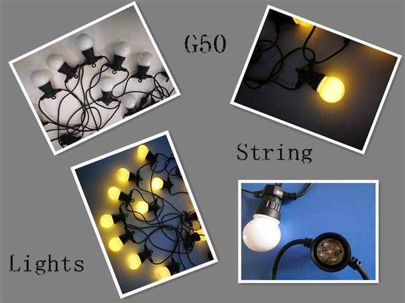 Best 5m 10bulbs  Led Festoon Bulbs  G45 Clear Warm White Outoor G45 Festoon Belt Lights Company - Wenda Deco 8