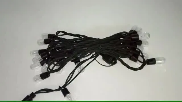 Qualità Natale Festoon Outdoor Garden Decorazione illuminazione 10m IP44 E14 String Lights Produttore | Wenda Deco 1
