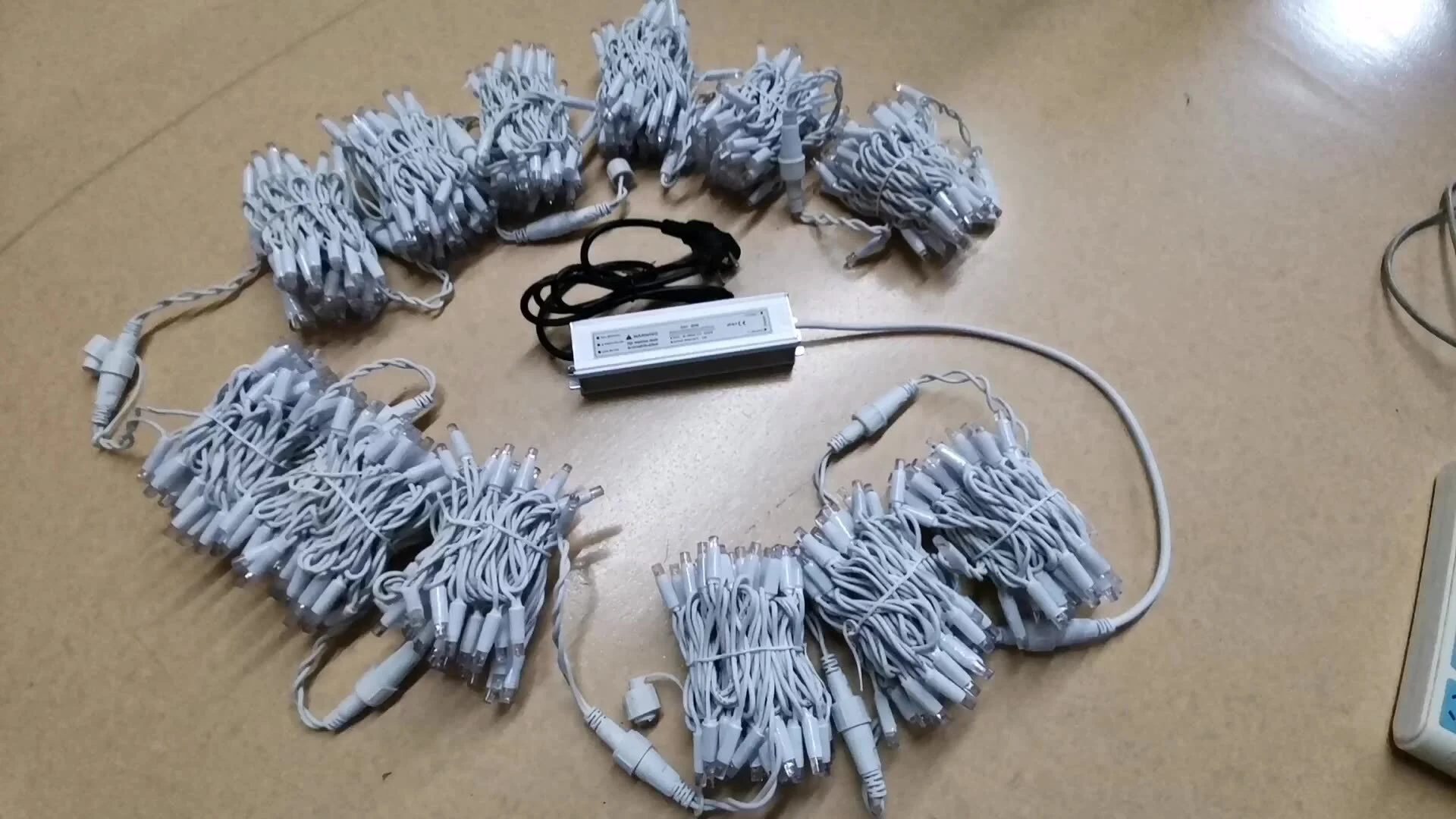 WENDA - IP65 ไฟนางฟ้า 24V สตริงกันน้ำไฟตกแต่งคริสต์มาสกลางแจ้งสำหรับไฟสตริงนำเหตุการณ์ 1