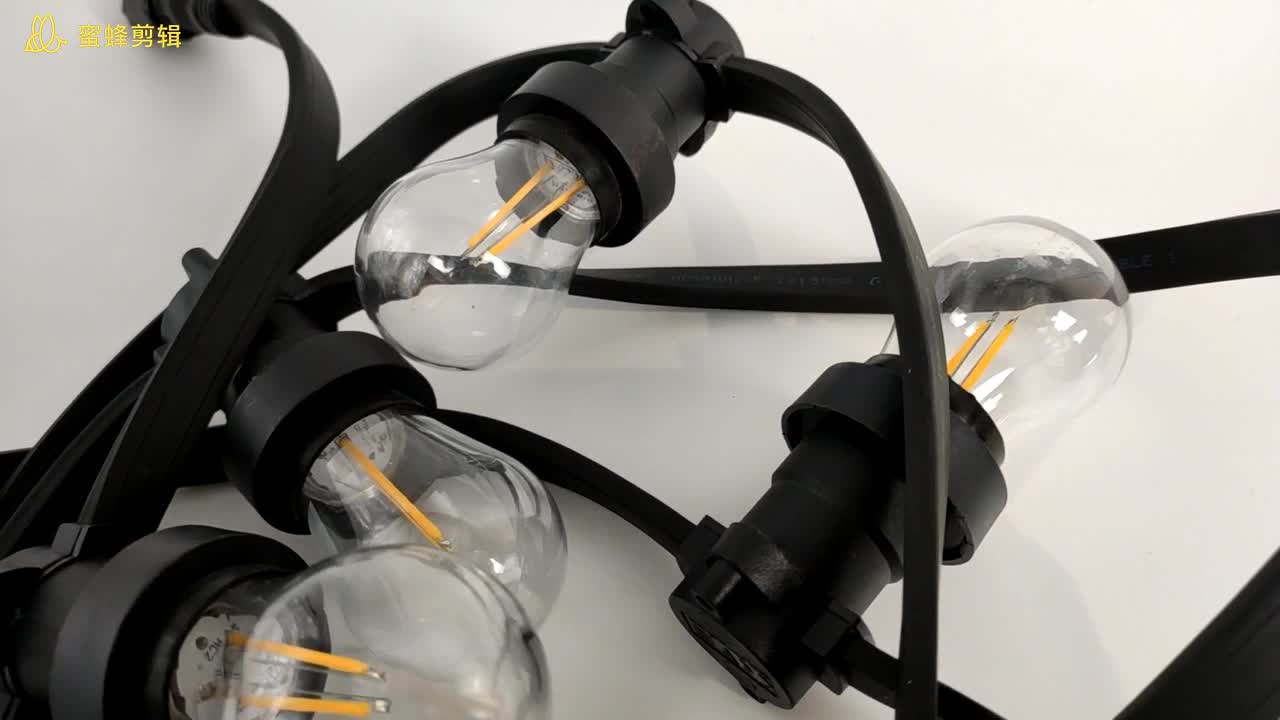  Customized filament festoon lights manufacturers From China | Wenda Deco 