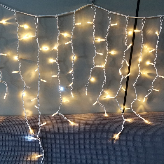 Luzes do Festival de Decoração de Natal Cabo de Borracha Cachoeira Lâmpada Lâmpada Lâmpada ao Ar Livre Lâmpada Fabricante 8