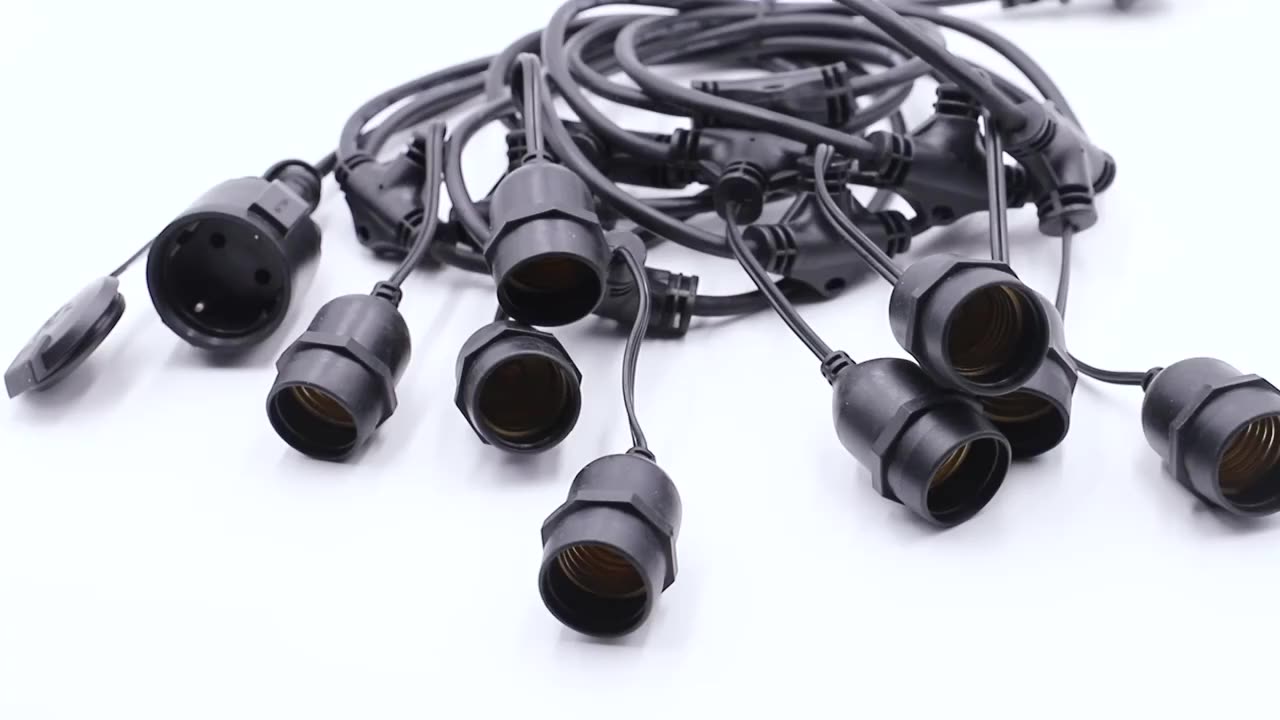  Quality IP65 Commercial 14AGW outdoor led festoon lighting 100m Manufacturer | Wenda Deco 