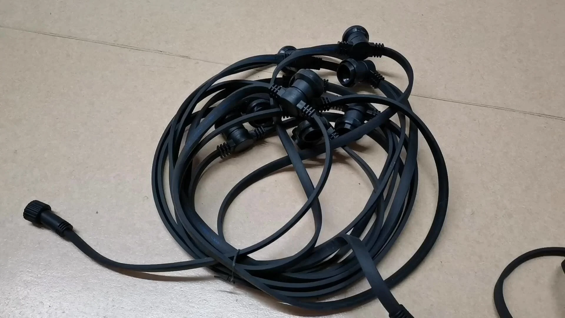 สายยางตกแต่งสำหรับงานหนัก Waterproof E27 Festoon Lighting Outdoor Patio Belt Lights 1