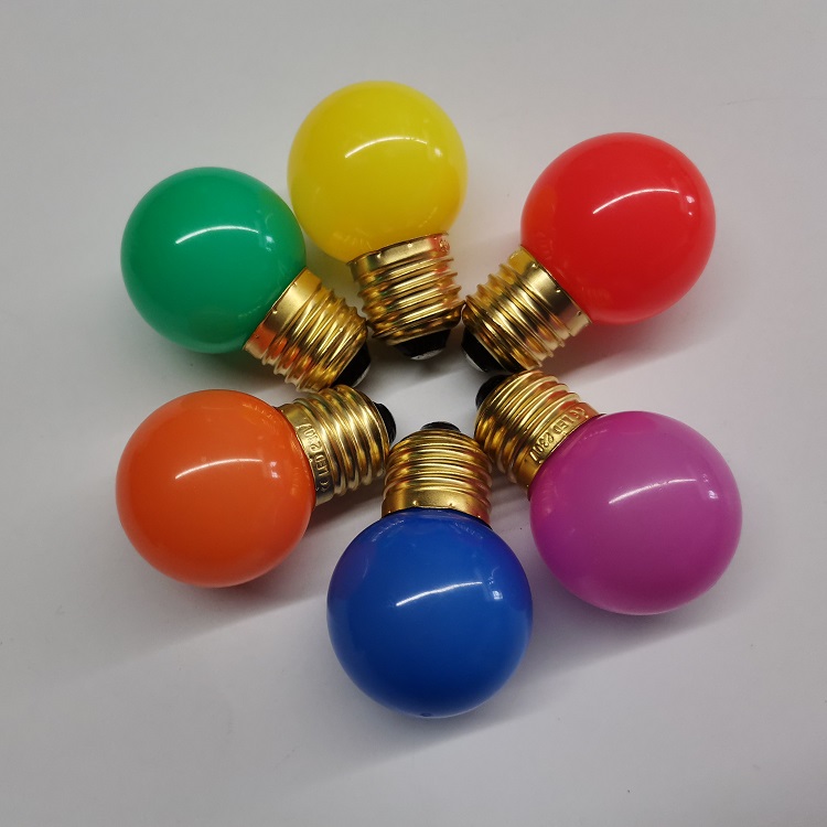 กำหนดเอง led festoon โลกโคมไฟ E27 กันน้ำ G45 พลาสติกผู้ผลิตหลอดไฟสีจากประเทศจีน | เวนด้า เดโค 8