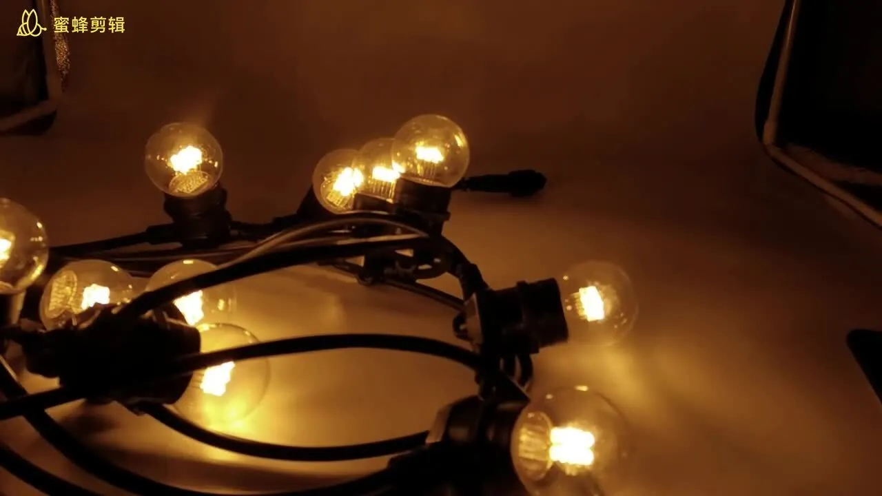 Heiße verkäufe runde gürtel licht e27 gummikabel ip65 led string outdoor vintage girlande 100 mt 1