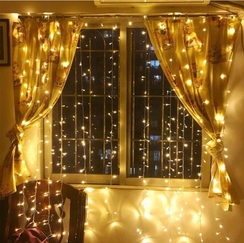 Cortina de lumini rezistente la apa led 2mx3m 600 Sârmă de cupru Cortina de zâne lumini cu led 1