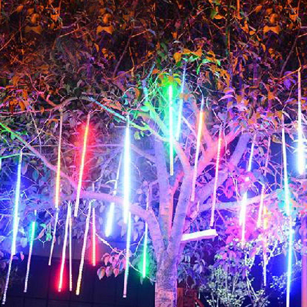 CE/Rohs 100cm Led meteor light E27 B22 Outdoor Led Snowfall Light Christmas Tree Decorative E27 Meteor Shower Rain lights 10
