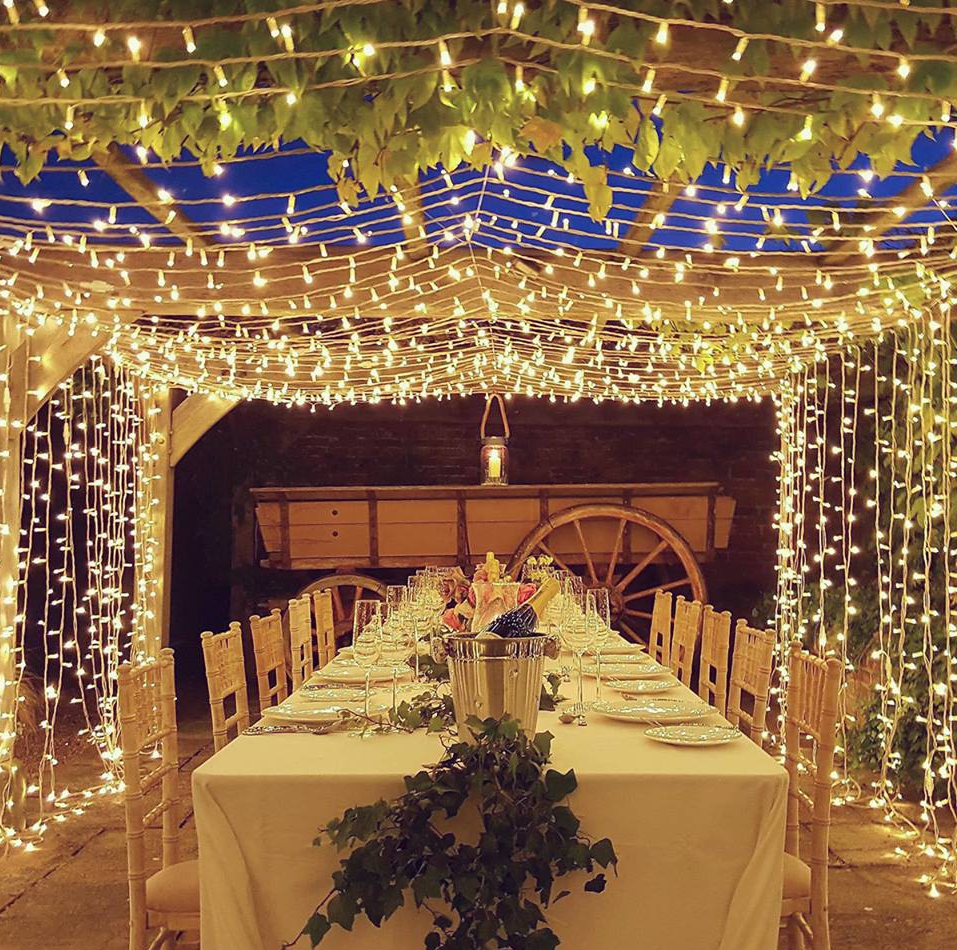 WENDA - Lampu Tali Peri Datar Led 230V 10M 100LED untuk Lampu Tali Led Dekorasi Liburan Natal 24