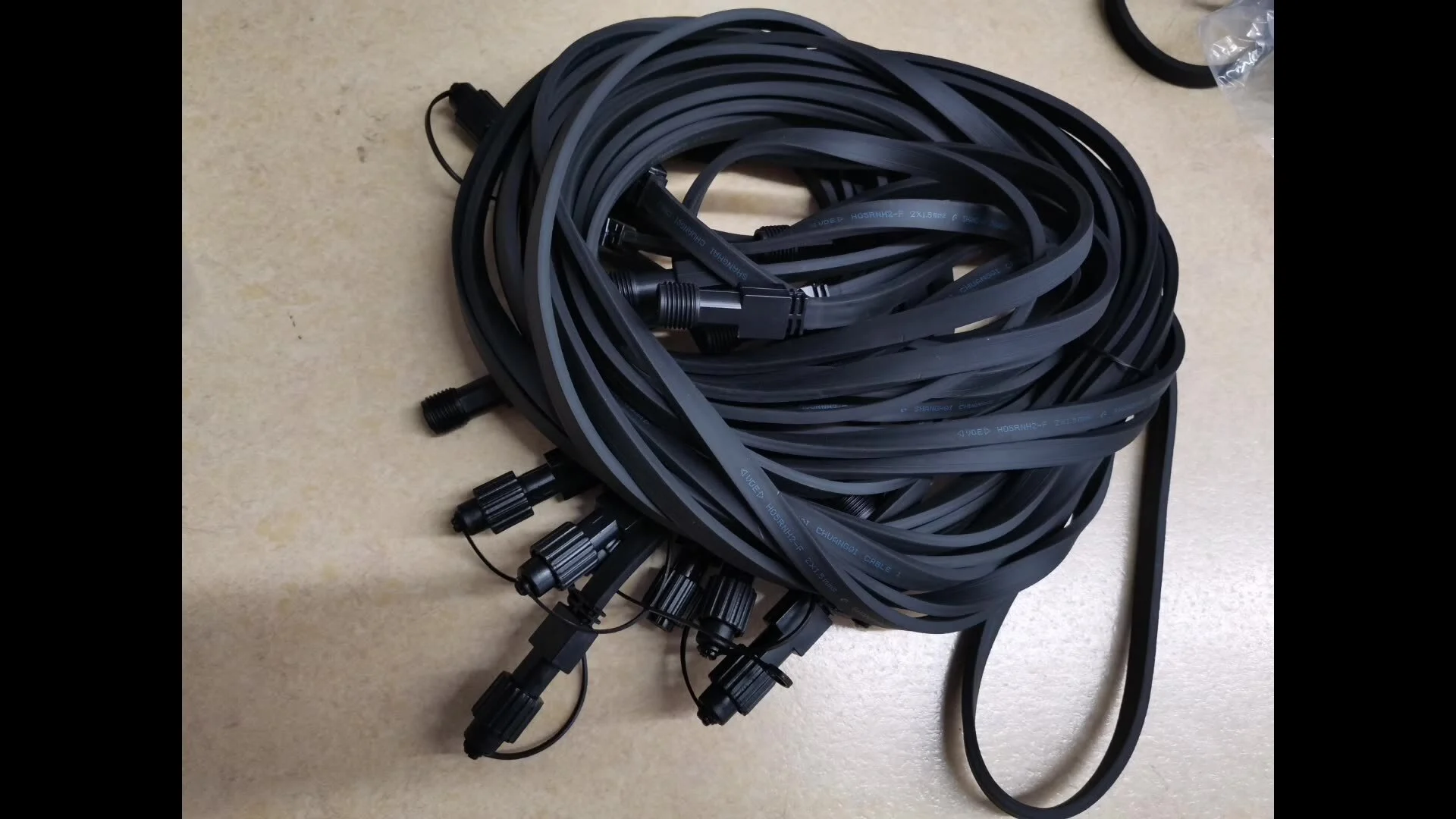 WENDA - ip65 1m 2m 5m 10m 100m 2x1.0 2x1.5 cablu conector prelungitor PVC Cablu prelungitor cu conector 1