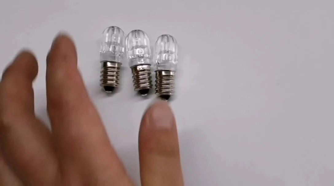 Lâmpada estroboscópica de plástico ao ar livre 24 v 14 v e14 lâmpada led piscando 1