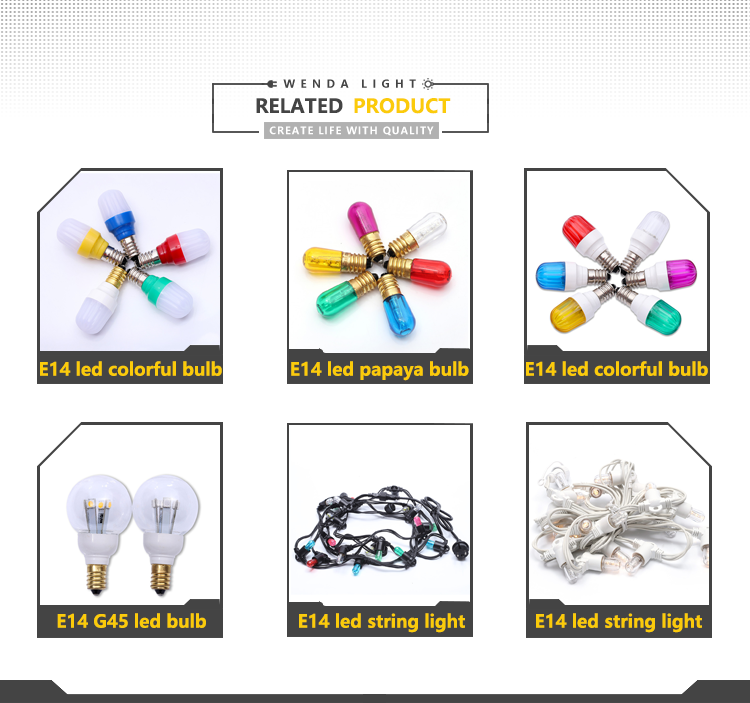 Kundenspezifische Dekoration E14 LED-Lampenlampe E14 LED-Lampenhersteller Aus China | Wenda Deko 30