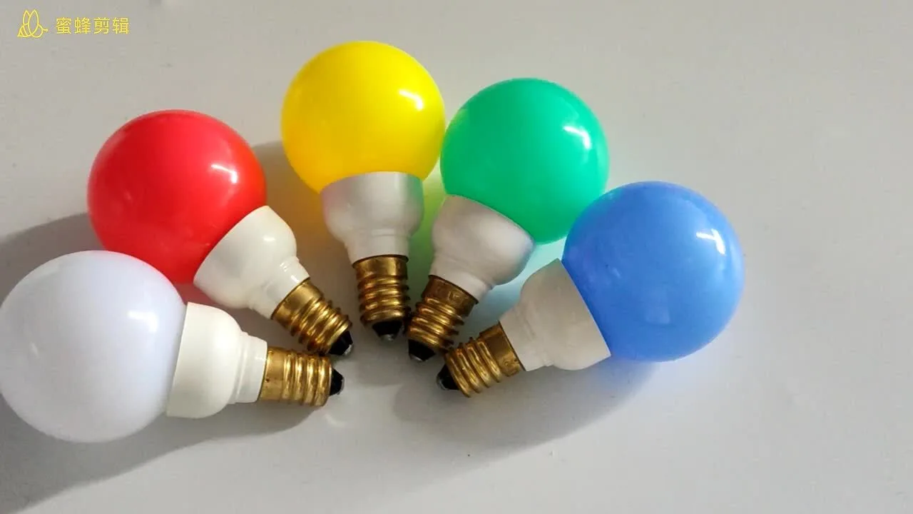SMD 2835 wasserdicht ip44 e14 Kunststoff Papaya Festival wiederaufladbare Partei LED-Birnenlicht, LED-Lampe 1