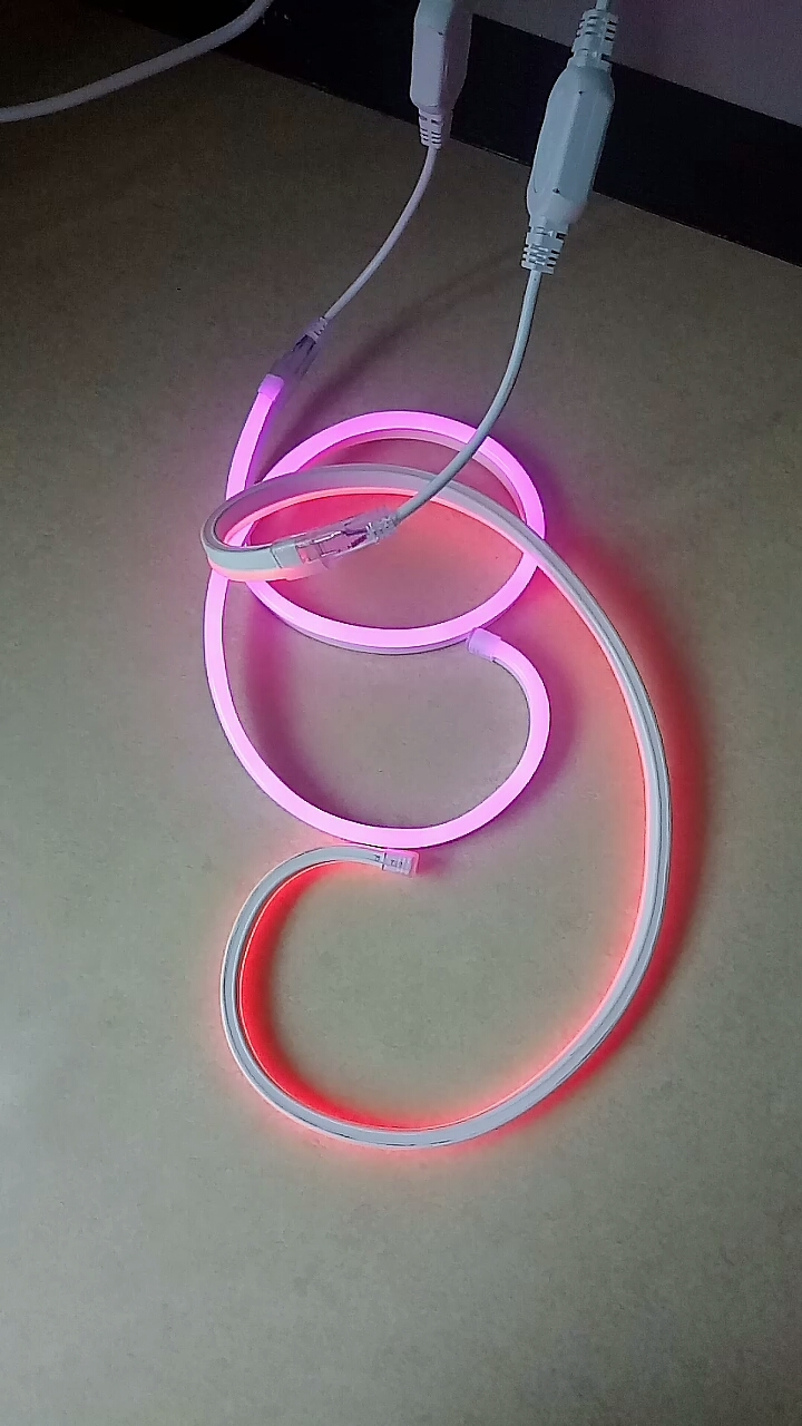 120 leduri/m în aer liber, impermeabilă, flexibilă, mini frânghie de 12 v, 110 v, bandă LED neon flexibilă 220 v 1