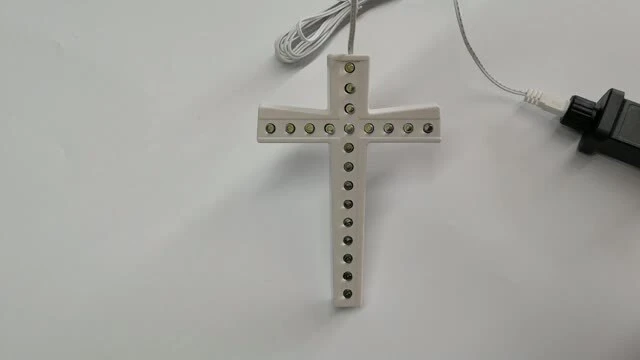 WENDA - Lumini cu led în cruce pentru exterior pentru biserica cimitirului 24v lumini în cruce cu led 1