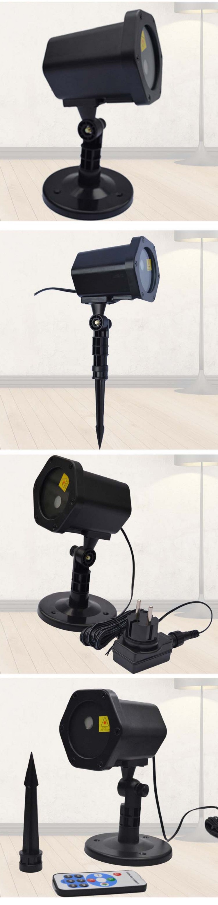 Lampu laser salju salju salju paling apik sing dipimpin lampu proyeksi desain DIY Perusahaan - Wenda Deco 17