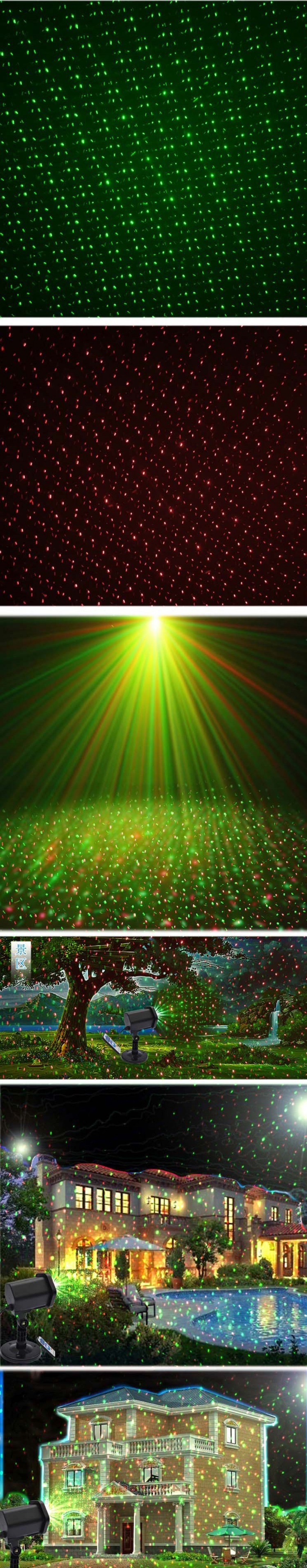 Lampu laser salju salju salju paling apik sing dipimpin lampu proyeksi desain DIY Perusahaan - Wenda Deco 19
