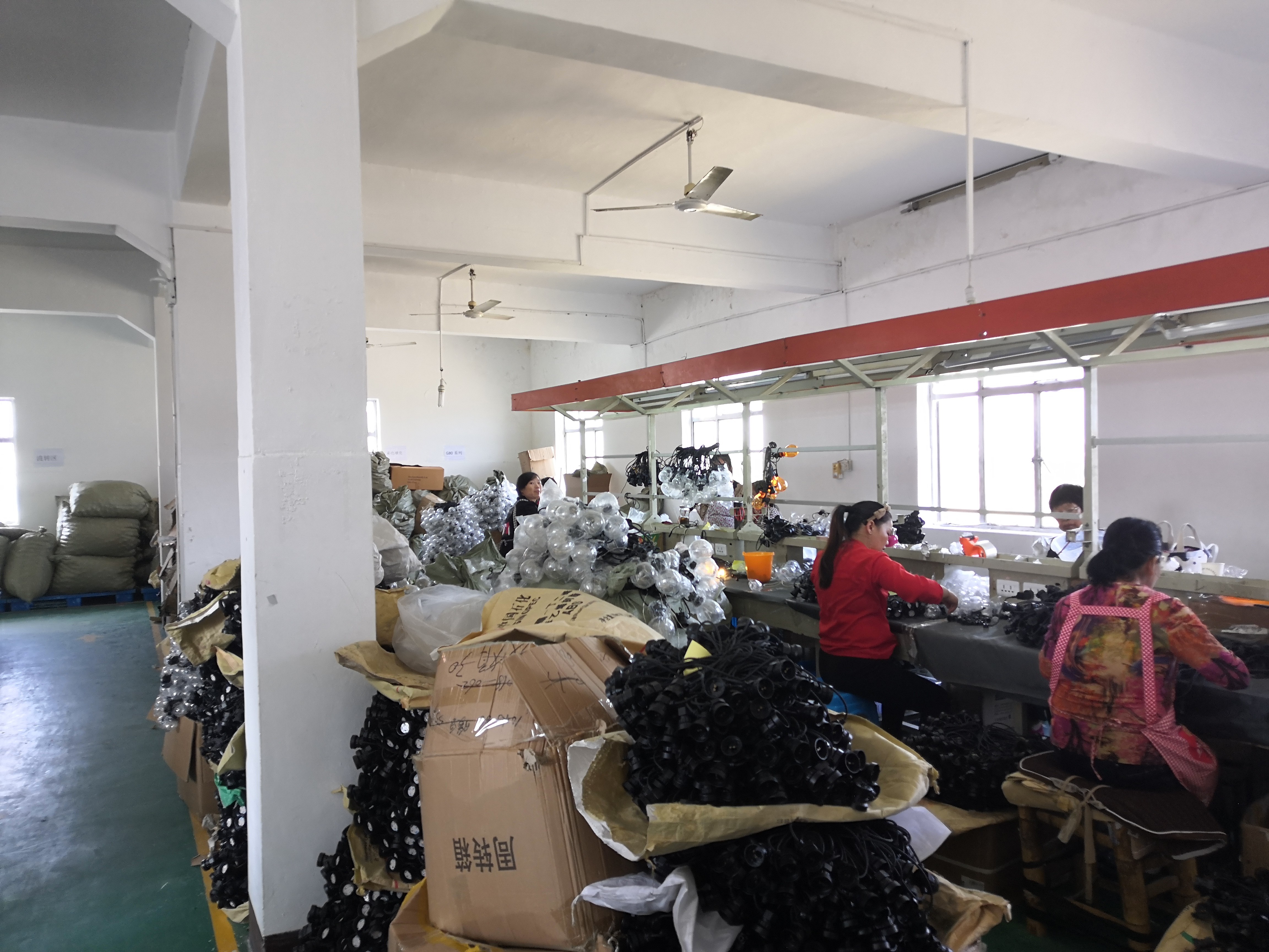 Lampu teras led luar ruangan g50 pesta pernikahan dekorasi natal lampu festoon 10m g50 string lampu 68