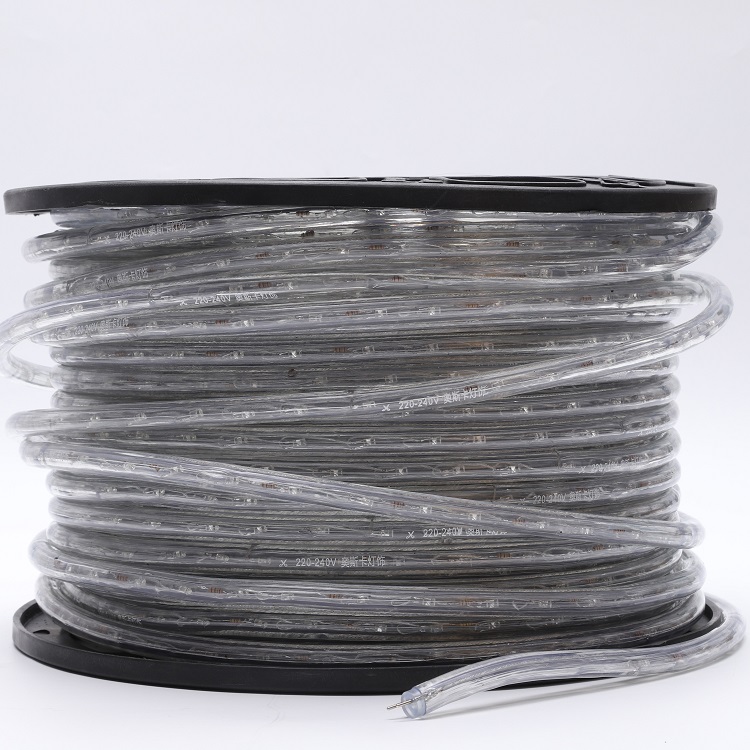 Customized Length Waterproof Outdoor rope lights ip65 For Christmas Decoration Festoon Led multicolor rope light 17