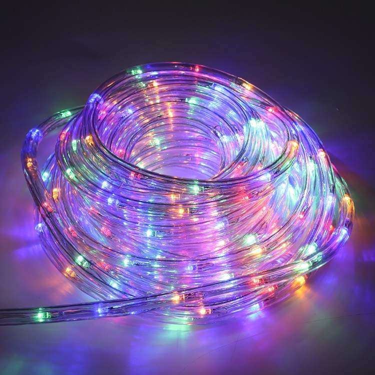Customized Length Waterproof Outdoor rope lights ip65 For Christmas Decoration Festoon Led multicolor rope light 25