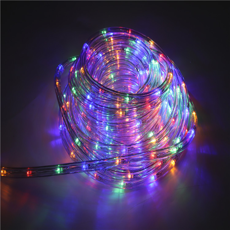 Decoration 360 Degree Led tube Rope Light Customized Ce,rohs Color Changing for Outdoor Christmas rope light Ip44