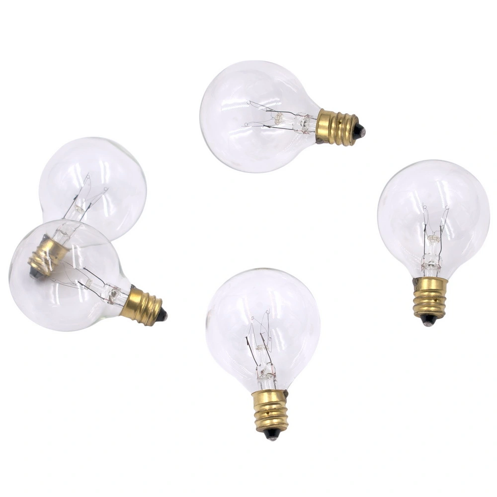 WENDA - Free shipping to USA G30 125pcs Light Bulb Outdoor Yard Lamp String Light with Black Lamp Wire USA warehouse 1