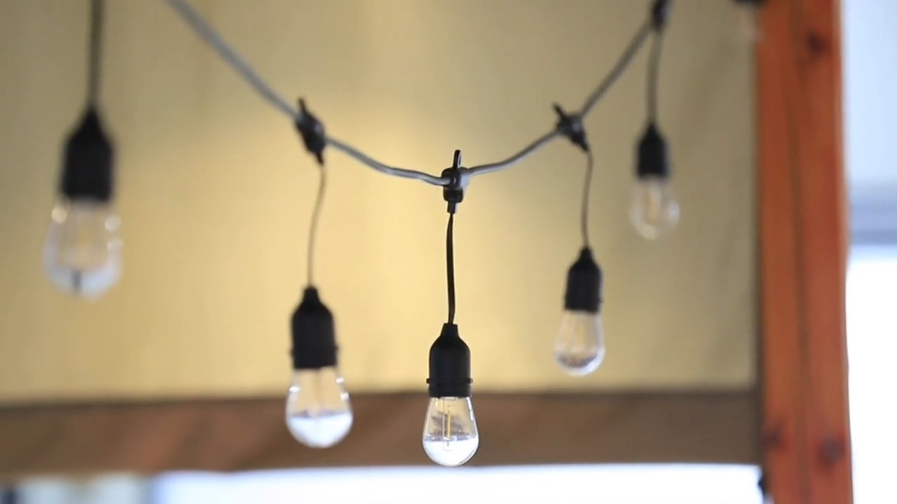 10 متر led لمبة S14 ضوء شل حديقة معلقة الزفاف الزخرفية في الهواء الطلق إكليل سلسلة أضواء e26 e2 حزام أضواء 1
