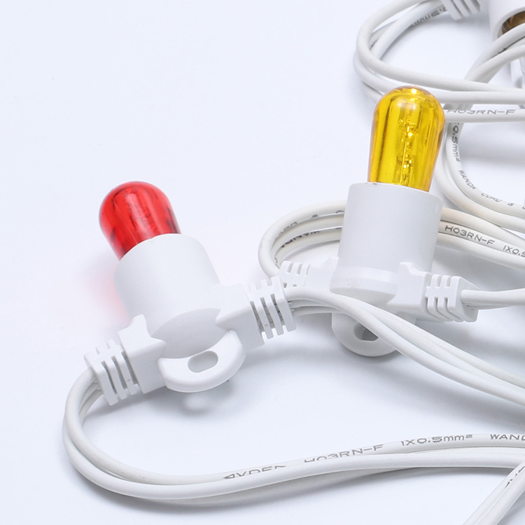 5M 20L white cable e14 outdoor festoon decorative led party string light chain 12