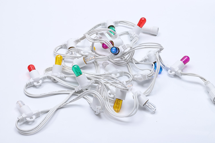 5M 20L white cable e14 outdoor festoon decorative led party string light chain 10