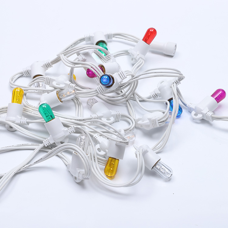 5M 20L white cable e14 outdoor festoon decorative led party string light chain 8