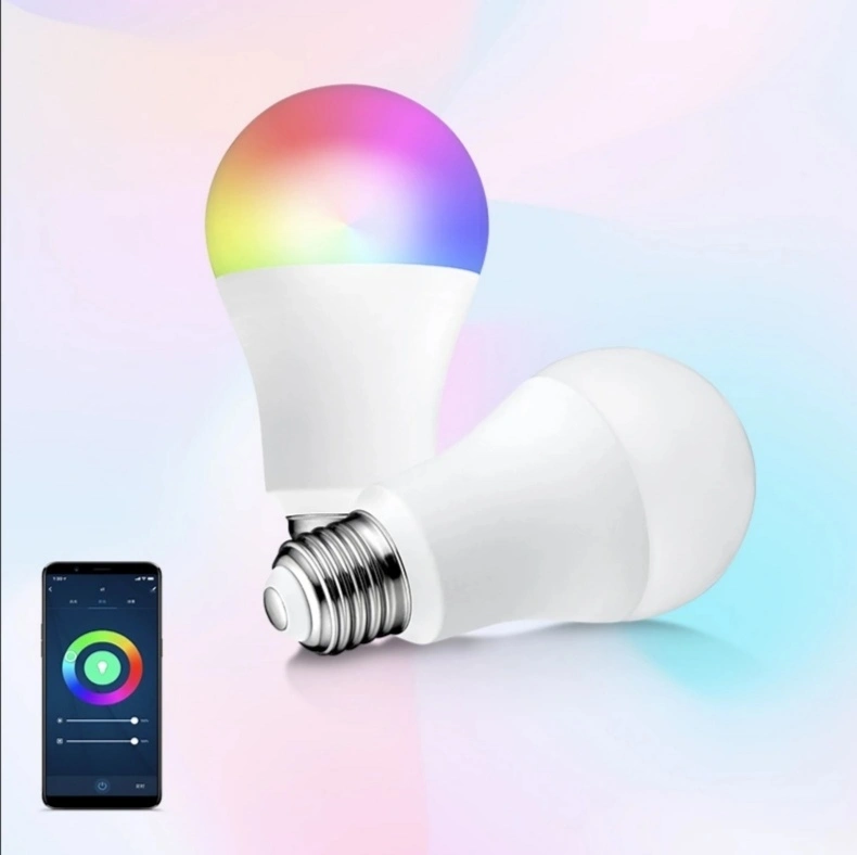 Bec de interior schimbare culoare RGB wifi smart bec E27 B22 Company - Wenda Deco 1