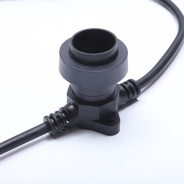 Qualität rundes schwarzes Kabel E27 Girlanden-Gürtelleuchte für Jäten im Freien Dekoration Hersteller | Wenda Deko 8