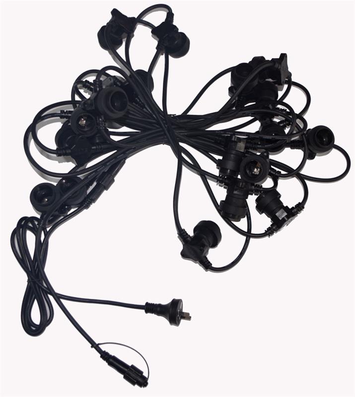 Kualitas E27 lamp holder LED festoon Bulb string Light kanggo natal festoon belt light Produsen | Wenda Deco 9