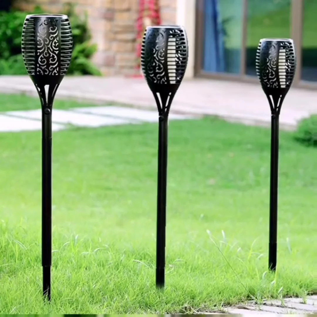 WENDA - Landschaftsdekorationslicht für den Außenbereich LED-Solartanzflammenlicht Gartenlampe flackernde Flamme Solartaschenlampen 2021 Neue Produkte 1