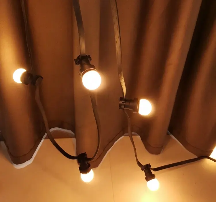 Custom Solar Powered Festoon Lights Outdoor 100-499 SetsUS.0 Wenda Deco 3