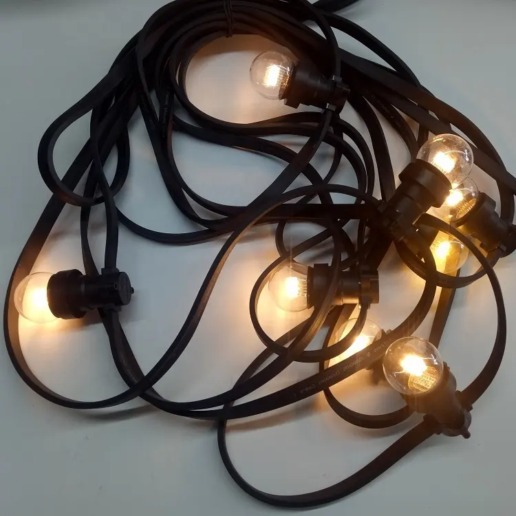 Custom Solar Powered Festoon Lights Outdoor 100-499 SetsUS.0 Wenda Deco 5
