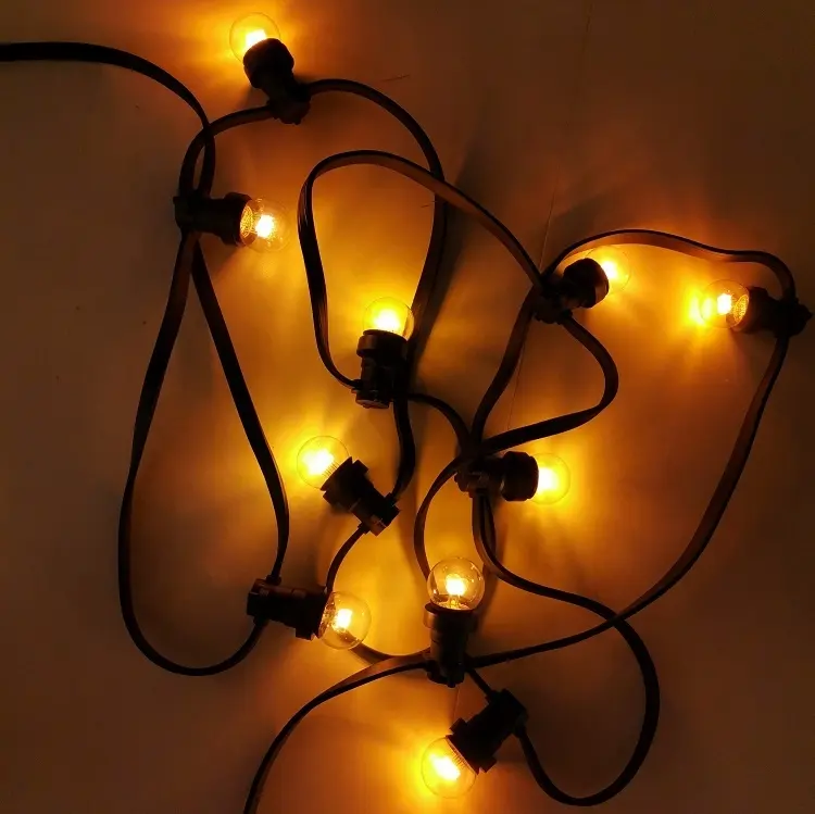 Custom Solar Powered Festoon Lights Outdoor 100-499 SetsUS.0 Wenda Deco 6