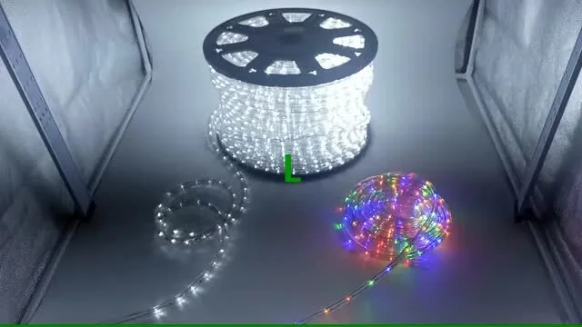 RGB LED Strip 220V ไฟกันน้ำ SMD เชือก 1
