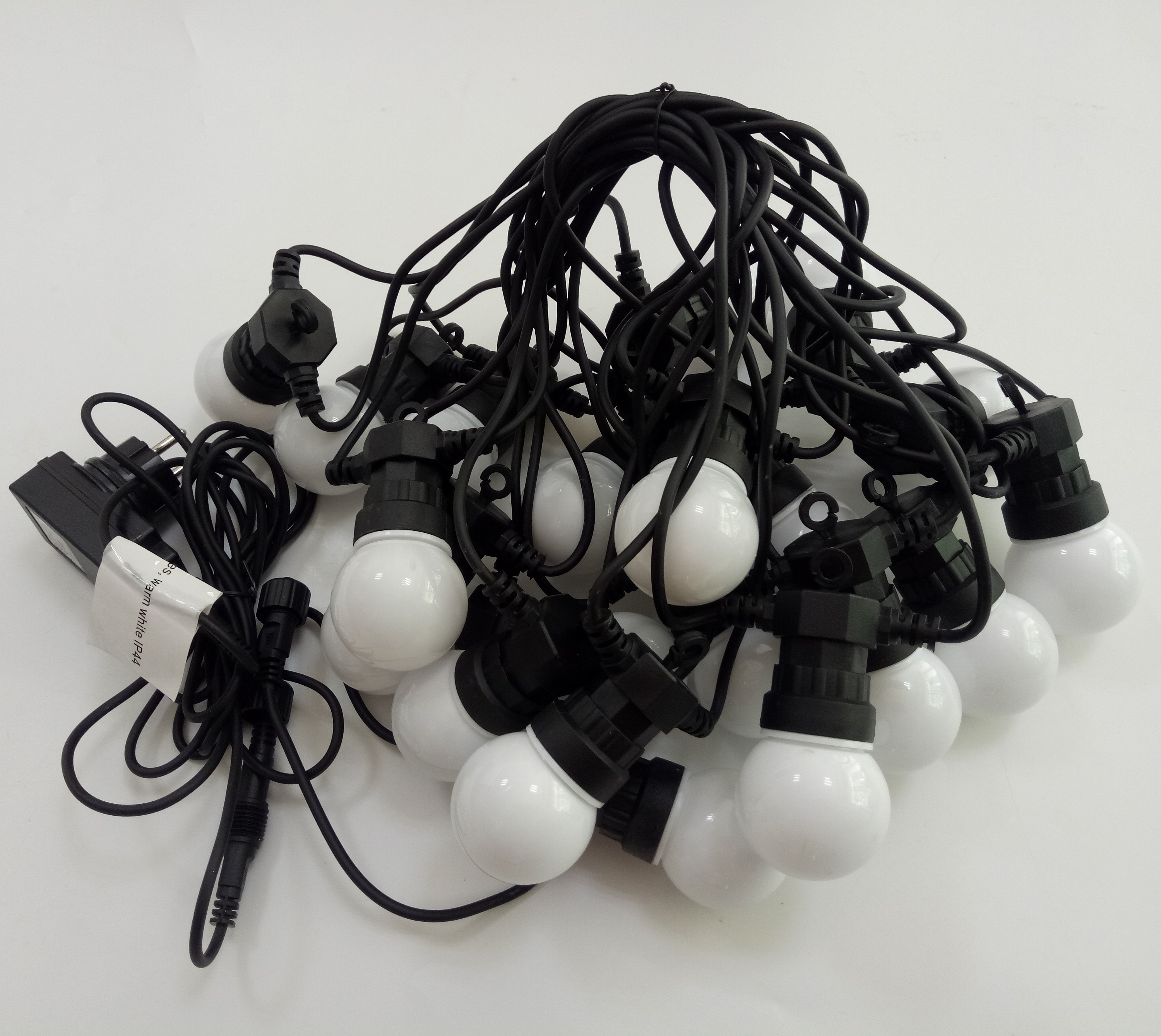 10m Length Holiday Name String Lights Warm White G50 Lamp String Connectable Festoon Light Garland Led Christmas Decoration 9