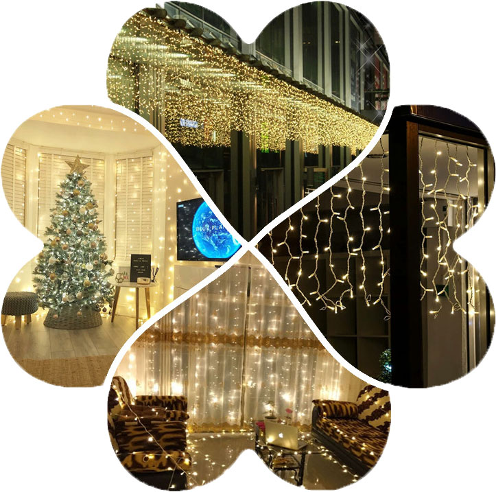 Outdoor Fairy Led Curtain Light,holiday Fairy Light Promotion Price Christmas Holiday Decoration Lighting and Circuitry Design 8