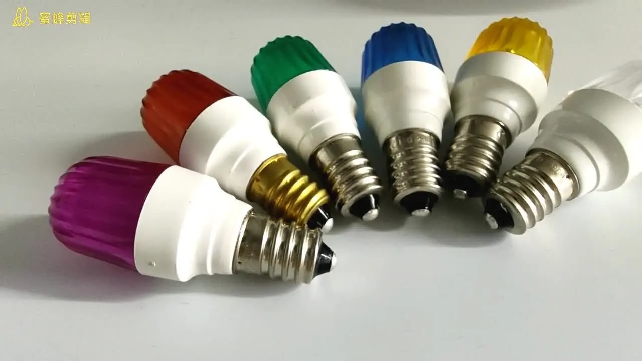 Mini bombilla inteligente de 220v, luces Led, decoración de Navidad, lámpara de bombilla Led E14 colorida para exteriores 1
