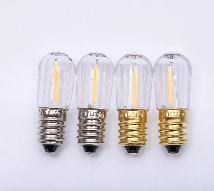 Wenda – 14 V 24 V 0,18 W 0,5 W Rot, Blau, Grün, Gelb, Kunststoff, E14, Papaya, Weiß, intelligente Glühbirnen, klare Weihnachtsbeleuchtung, Lampe, LED-Glühbirne, e14 LED-Glühbirne 1