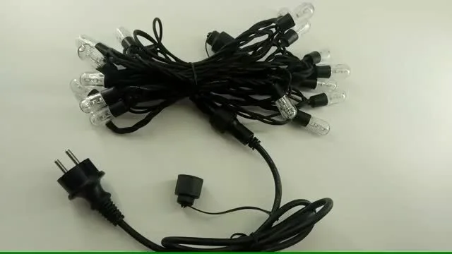 Luz de cadena de adorno e14 para lámpara de flash de cable de iluminación de adorno 1