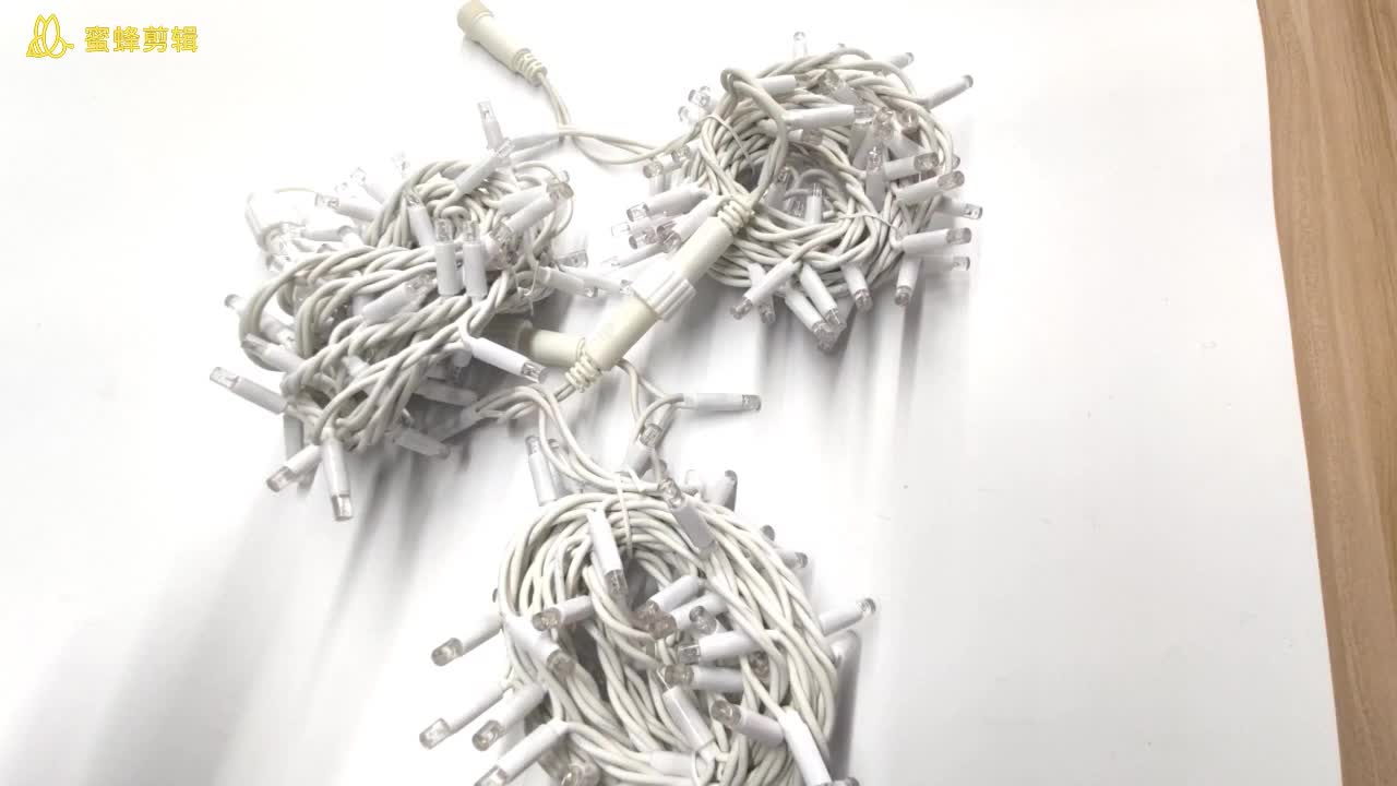 Lumini LED intermitente, impermeabile, de înaltă calitate, IP65, 10 m, 100 leduri, pentru exterior, cu preț bun - Wenda Deco 8