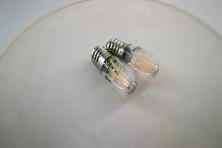 IP44 24v 220v 0.3w Plastic E14 Filament Papaya Lumină 0.5w LED Bec E14 Suport lampă 1