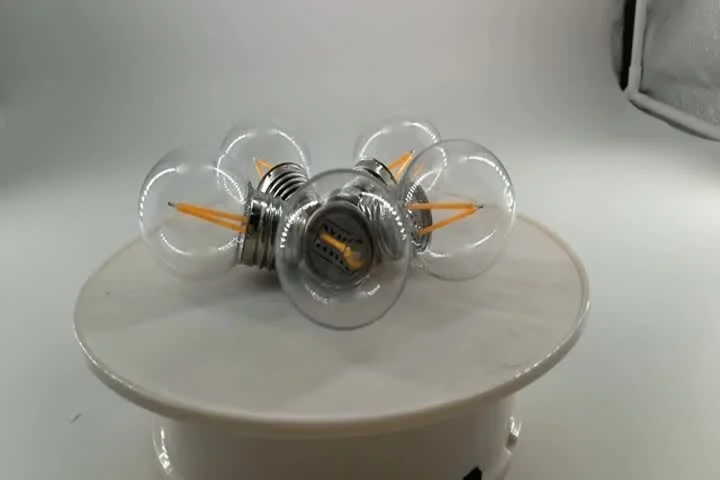 B22 E27 220v Festoon Lights 3000k Waterproof Party Wedding G45 Globe Bulbs 1w 2w Filament 360 Degree Angle Led Bulb 1