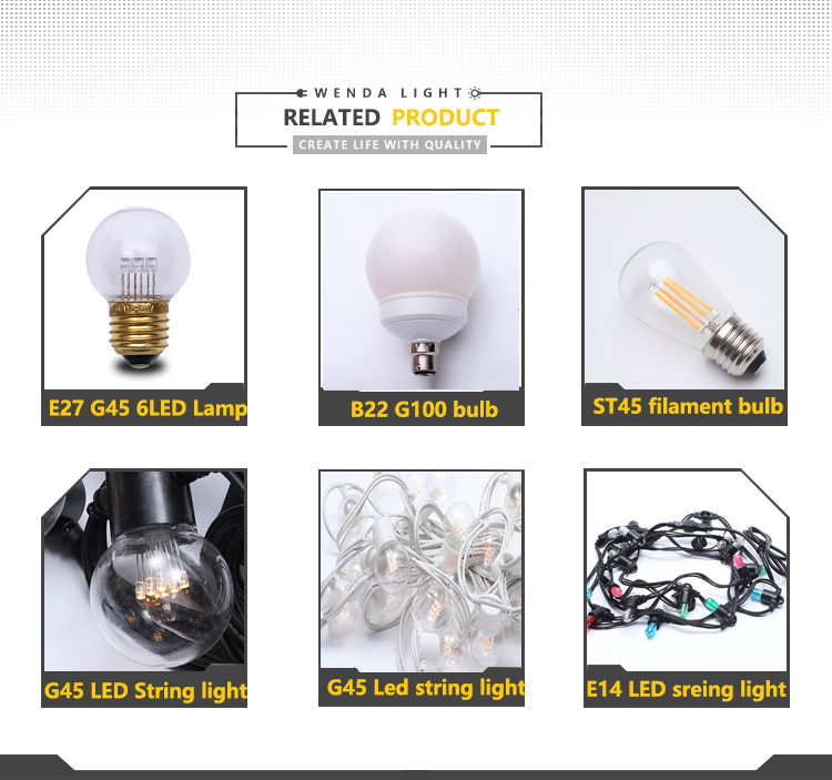 คุณภาพกลางแจ้ง LED ฝนดาวตกหลอดไฟ led ผู้ผลิตไฟดาวตก | เวนด้า เดโค 23