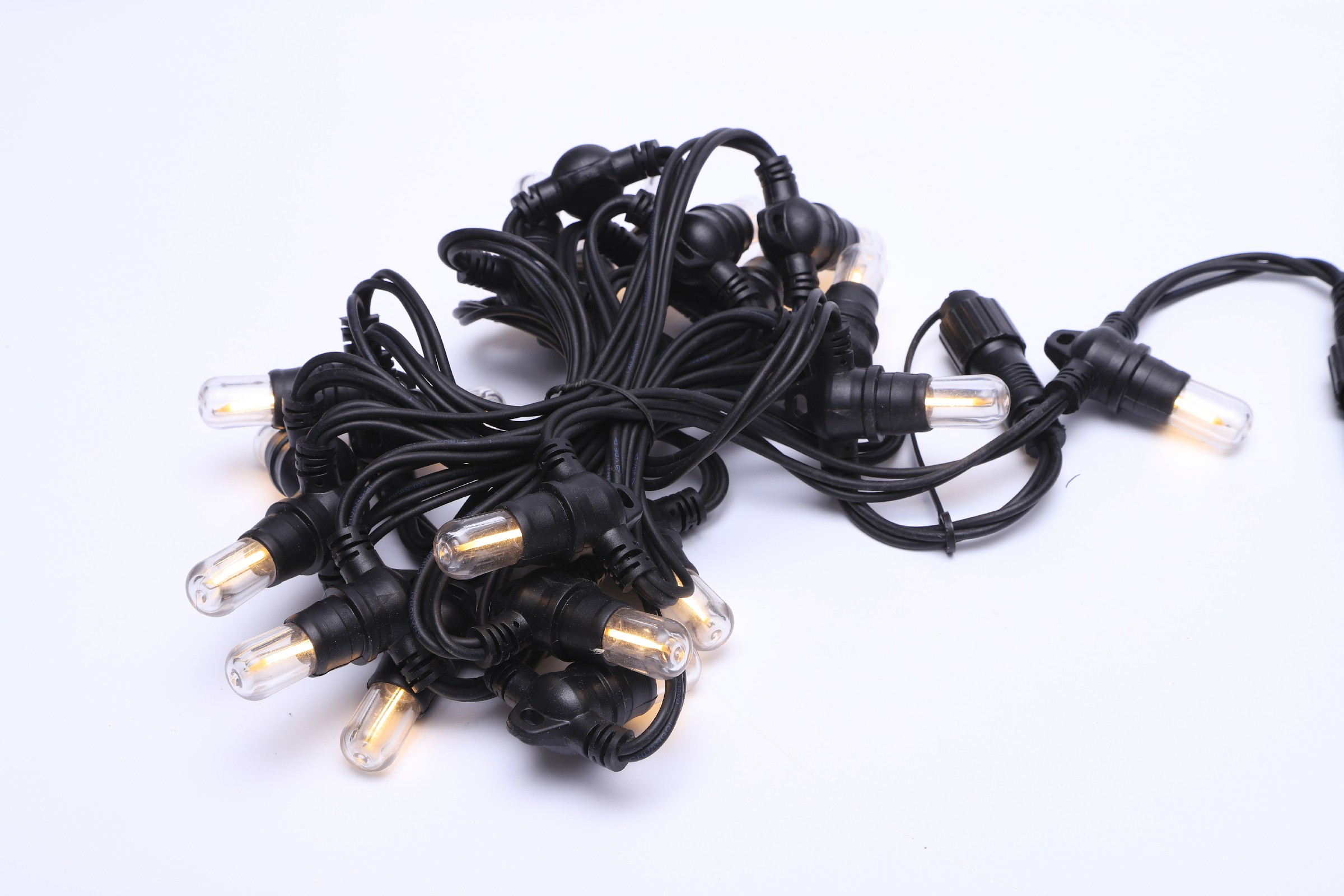 Карыстальніцкія E14 Адкрыты фестон ліхтары Круглы кабель Дэкаратыўныя фестон асвятлення 3