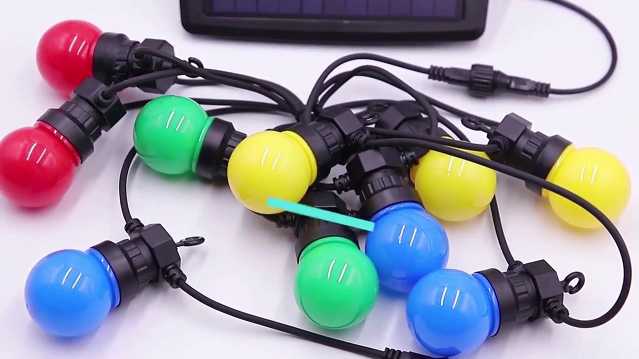 ไฟสวนสตริง Oem Solar G50 สำหรับกลางแจ้ง WD-SOLAR-G50-03 1